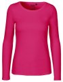 Dames T-shirt Neutral Long Sleeve Pink